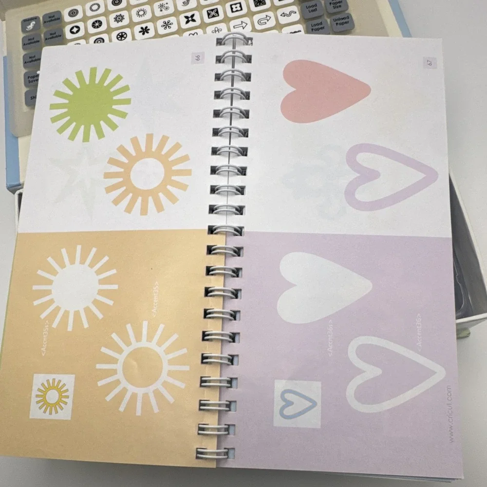 Cricut Accent Essentials Die Cutting Cartridge Provo Craft Shapes 29-0391